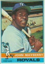 1976 Topps Baseball Cards      440     John Mayberry